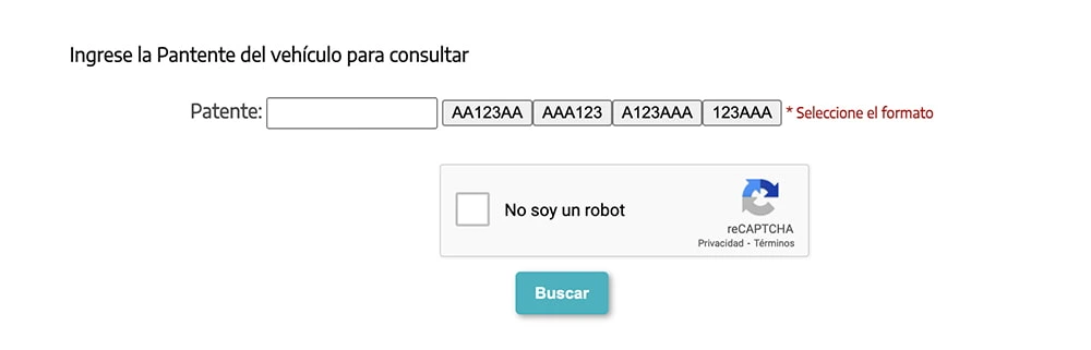 CAMBIAR TURNO VTV BAHÍA BLANCA PASO 2